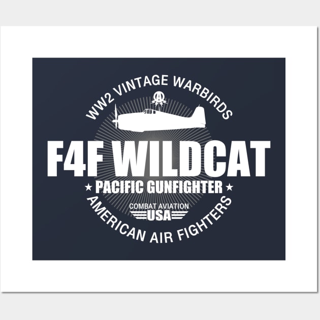 WW2 F4F Wildcat Wall Art by TCP